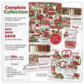 Bundled - Cranberry Christmas Collection (image for) Bundled - Cranberry Christmas Collection