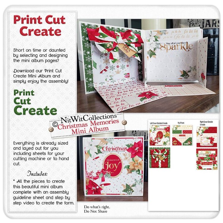 (image for) PCC - Christmas Memories Mini Album Kit - Click Image to Close