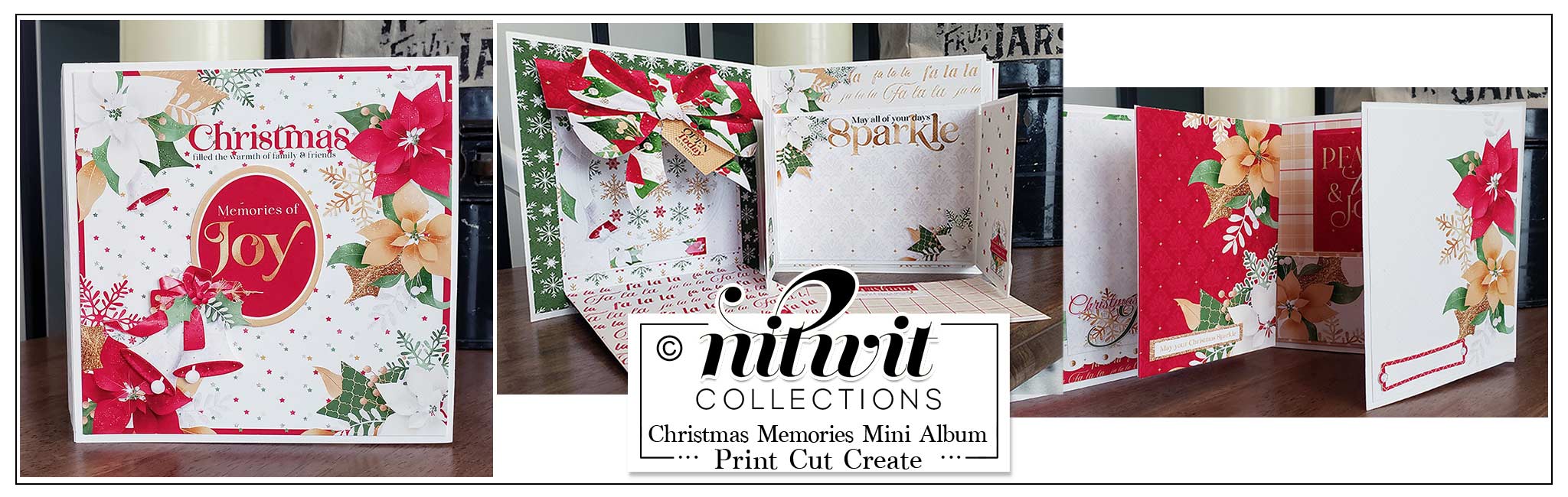 Print Cut Create - Christmas Memories Mini Album Kit