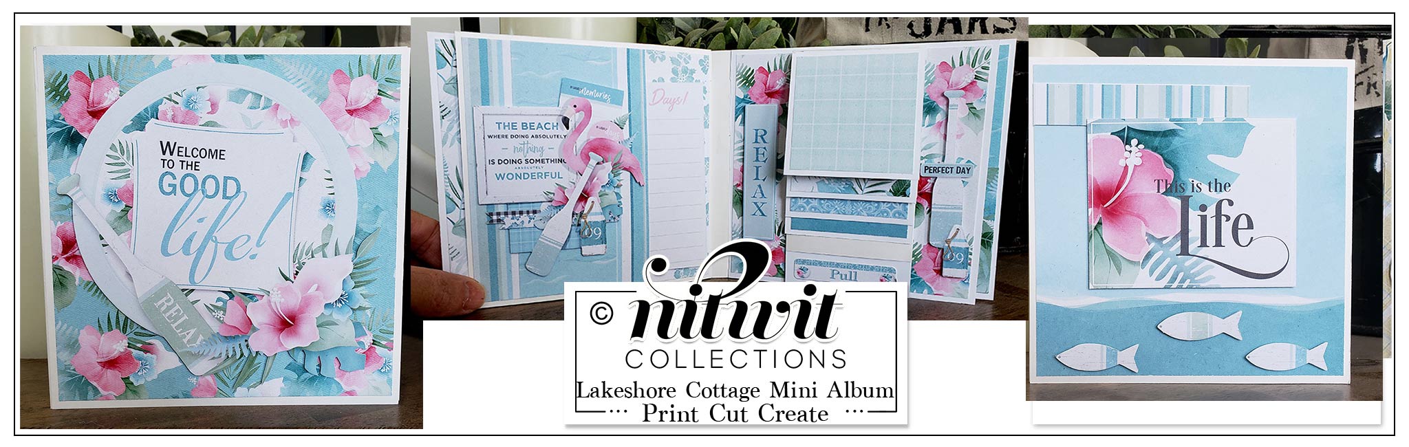 Print Cut Create - Lakeshore Cottage Mini Album Kit