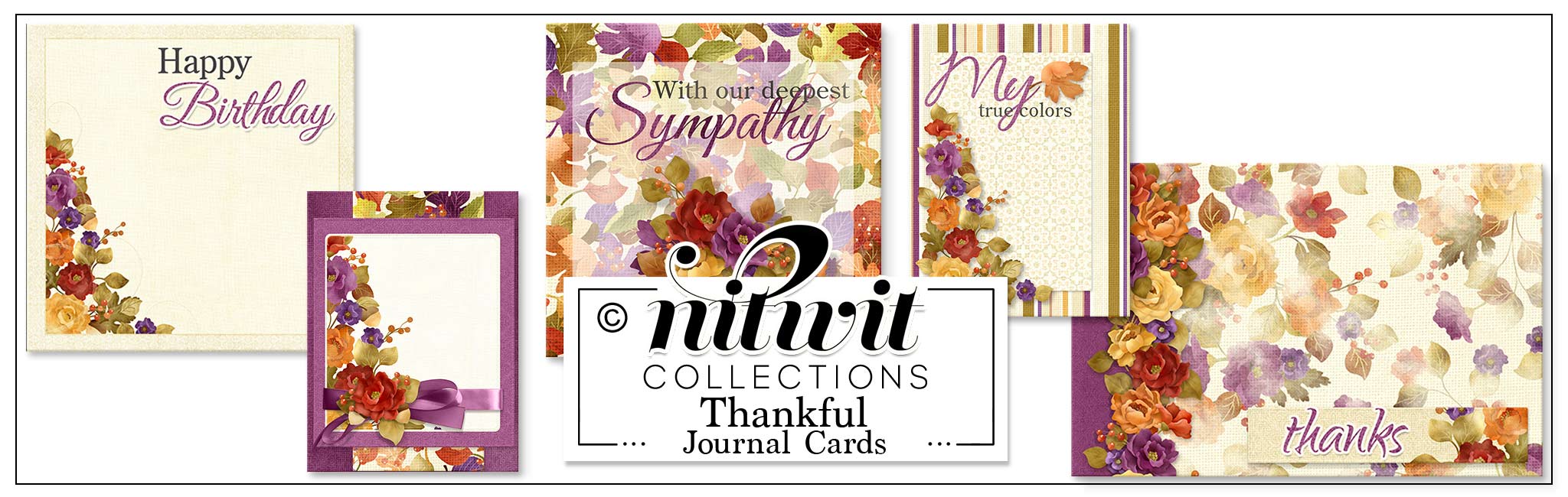 Journal Cards - Thankful